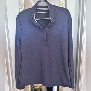 Fairway & Greene Women’s Long Sleeve Golf Pullover Snap Collar Performance Top”